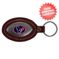 Gifts, Novelties: Houston Texans Leather Football Key Ring