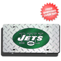 Car Accessories, License Plates: New York Jets License Plate Laser Tag