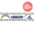 Home Accessories, Bed and Bath: San Diego Chargers Wallpaper Border <B>3 left Sale</B>