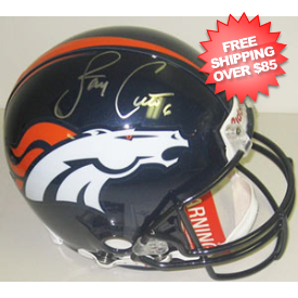 Jay Cutler Denver Broncos Autographed Full Size Authentic Riddell Helmet