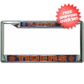 Clemson Tigers License Plate Frame Chrome Deluxe