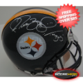 Autographs, Full Size Helmet: Jerome Bettis Pittsburgh Steelers Autographed Full Size Authentic Helmet