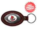 Gifts, Novelties: Louisville Cardinals Leather Key Chain