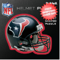 Houston Texans Helmet Puzzle 100 Pieces Riddell SALE