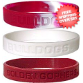 Mississippi State Bulldogs Rubber Wristbands 3 Pack