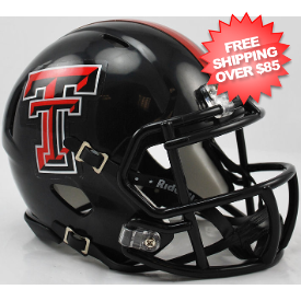 Texas Tech Red Raiders NCAA Mini Speed Football Helmet <i>Chrome Decal</i>