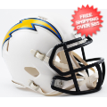 Helmets, Mini Helmets: Los Angeles Chargers 2007 to 2018 Riddell Mini Speed Throwback Helmet