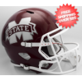 Helmets, Full Size Helmet: Mississippi State Bulldogs Speed Replica Football Helmet <i>2016 M State</i...