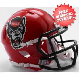 North Carolina State Wolfpack NCAA Mini Speed Football Helmet <i>2018 Red Tuffy</i>