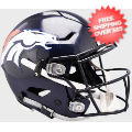 Helmets, Full Size Helmet: Denver Broncos 1997 to 2023 SpeedFlex Throwback Football Helmet