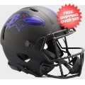 Helmets, Full Size Helmet: Baltimore Ravens Speed Football Helmet <B>ECLIPSE SALE</B>