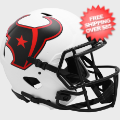 Helmets, Full Size Helmet: Houston Texans Speed Football Helmet <B>LUNAR SALE</B>
