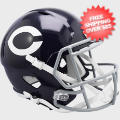 Helmets, Full Size Helmet: Chicago Bears 1962 to 1973 Speed Replica Throwback Helmet
