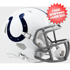 Indianapolis Colts 2004 to 2019 Riddell Mini Speed Throwback Helmet
