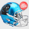Helmets, Full Size Helmet: Carolina Panthers Speed Replica Football Helmet <B>FLASH SALE</B>