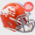 Helmets, Mini Helmets: Denver Broncos 1966 Riddell Mini Speed Throwback Helmet