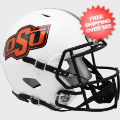 Helmets, Full Size Helmet: Oklahoma State Cowboys Speed Football Helmet <B>Chrome Decal</B>