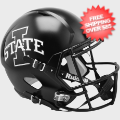 Helmets, Full Size Helmet: Iowa State Cyclones Speed Replica Football Helmet <i>Satin Black</i>