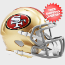 San Francisco 49ers NFL Mini Speed Football Helmet