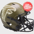 Helmets, Full Size Helmet: Atlanta Falcons Speed Football Helmet <B>SALUTE TO SERVICE SALE</B>