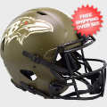 Helmets, Full Size Helmet: Baltimore Ravens Speed Football Helmet <B>SALUTE TO SERVICE SALE</B>
