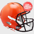 Helmets, Full Size Helmet: Cleveland Browns 2020 to 2023 Speed Throwback Football Helmet