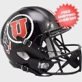Helmets, Full Size Helmet: Utah Utes Speed Replica Football Helmet <i>Black</i>