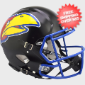 Helmets, Full Size Helmet: Kansas Jayhawks Speed Football Helmet <i>Black</i>