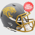Helmets, Mini Helmets: Jacksonville Jaguars NFL Mini Speed Football Helmet <B>SLATE</B>