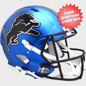Detroit Lions Speed Football Helmet <i>2024 NEW</i>
