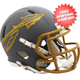 Florida State Seminoles NCAA Mini Speed Football Helmet <B>SLATE</B>