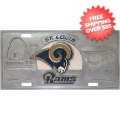 Car Accessories, License Plates: St. Louis Rams License Plate 3D