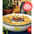 Home Accessories, Kitchen: Michigan Wolverines Ceramic Chip and Dip Bowl