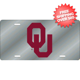 Oklahoma Sooners License Plate Laser Cut