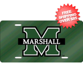 Marshall Thundering Herd License Plate Laser Cut