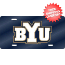 Brigham Young Cougars License Plate Laser Cut