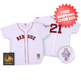 Boston Red Sox Roger Clemens 1987 Home Jersey