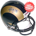 Autographs, Full Size Helmet: Marshall Faulk St. Louis Rams Autographed Full Authentic Helmet SALE