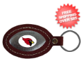 Gifts, Novelties: Arizona Cardinals Leather Football Key Ring
