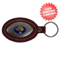 Gifts, Novelties: Jacksonville Jaguars Leather Football Key Ring