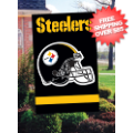 Home Accessories, Outdoor: Pittsburgh Steelers Outdoor Flag <B>BLOWOUT SALE</B>
