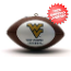 West Virginia Mountaineers Ornaments Football