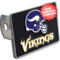 Car Accessories, Hitch Covers: Minnesota Vikings Hitch Cover <B>Sale</B>
