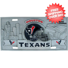 Houston Texans License Plate 3D