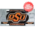 Car Accessories, License Plates: Oklahoma State Cowboys License Plate 3D