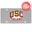 USC Trojans Logo License Plate