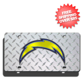 San Diego Chargers License Plate Laser Tag