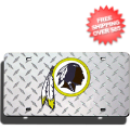 Car Accessories, License Plates: Washington Redskins License Plate Laser Tag