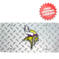 Car Accessories, License Plates: Minnesota Vikings License Plate Laser Tag