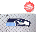 Car Accessories, License Plates: Seattle Seahawks License Plate Laser Tag